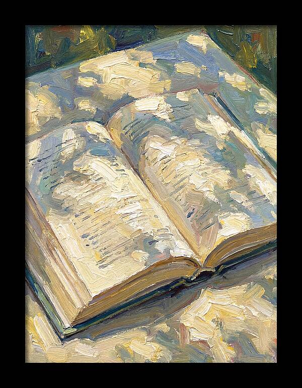 Open Book Under Sunlight