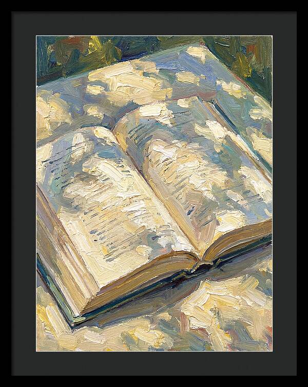 Open Book Under Sunlight