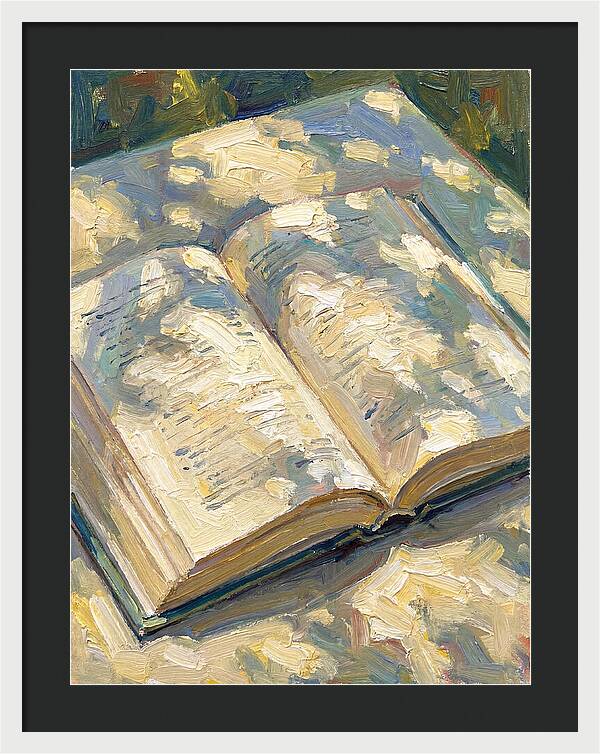 Open Book Under Sunlight