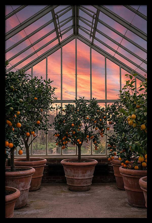 Orangery With Citrus Trees