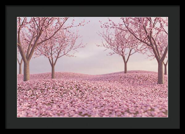Orchard Floor Carpeted In Pink