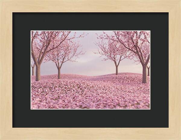 Orchard Floor Carpeted In Pink