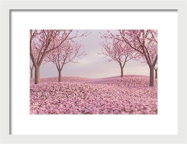 Orchard Floor Carpeted In Pink