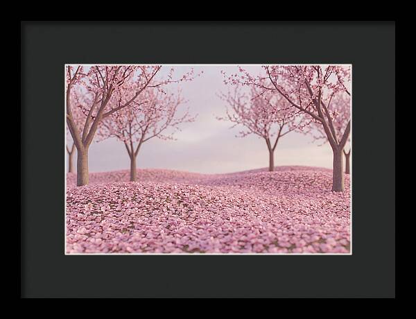Orchard Floor Carpeted In Pink