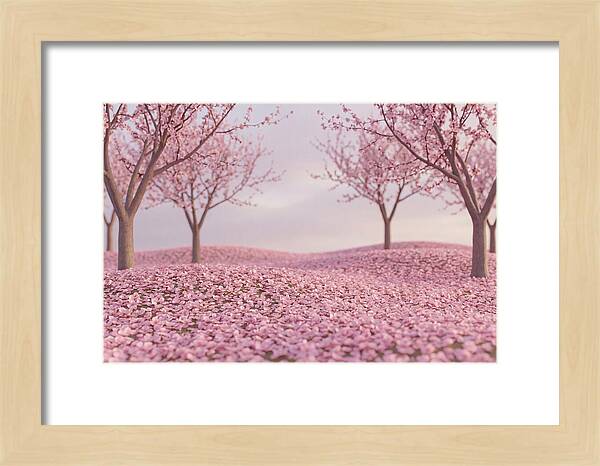 Orchard Floor Carpeted In Pink