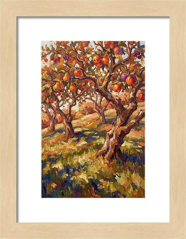 Orchard Serenity In Autumn