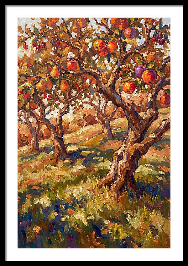 Orchard Serenity In Autumn
