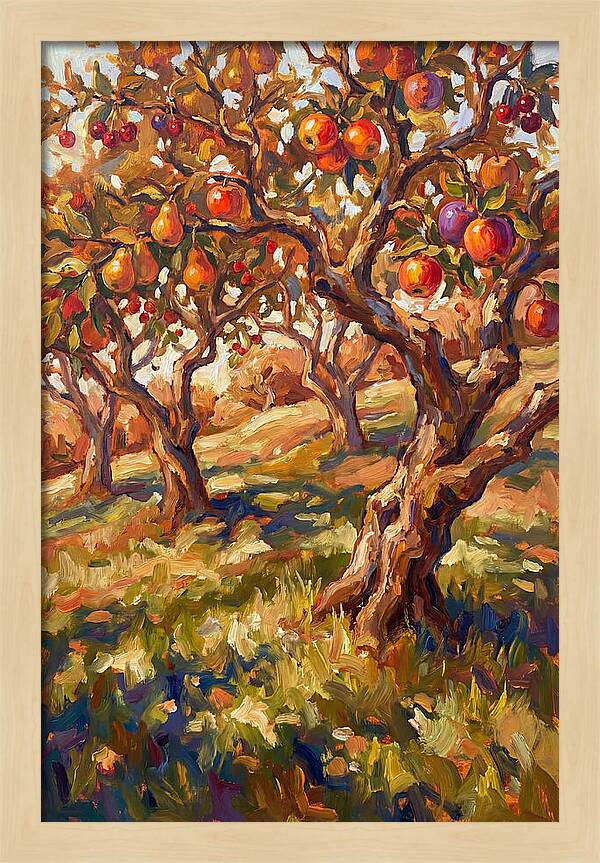 Orchard Serenity In Autumn