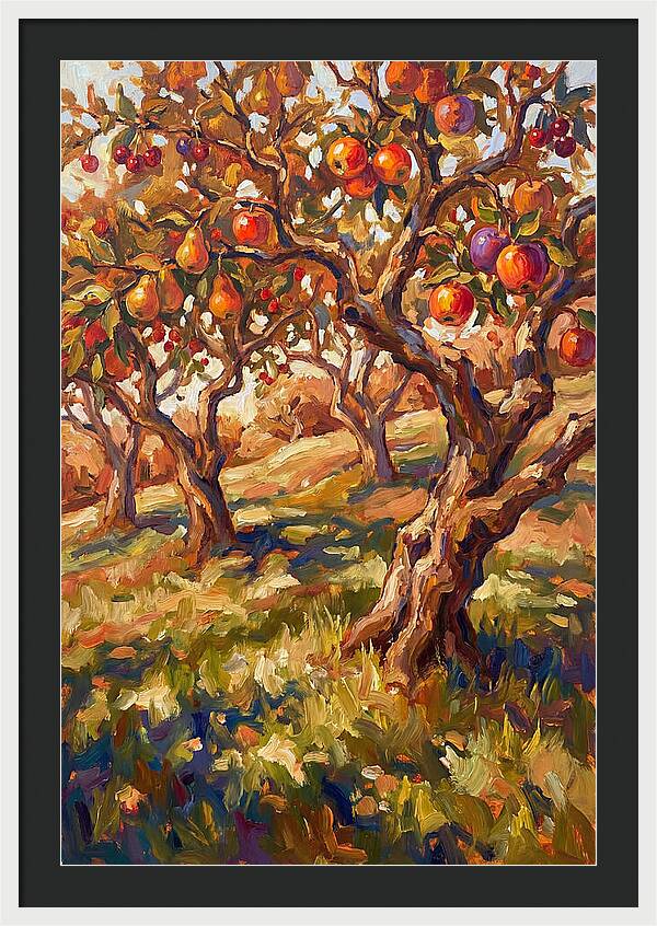 Orchard Serenity In Autumn
