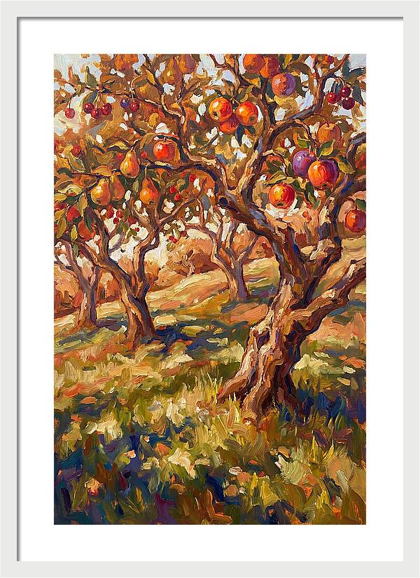Orchard Serenity In Autumn