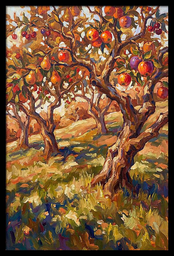 Orchard Serenity In Autumn