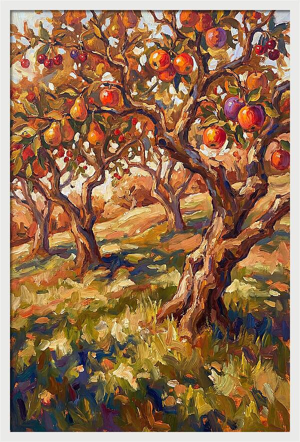 Orchard Serenity In Autumn