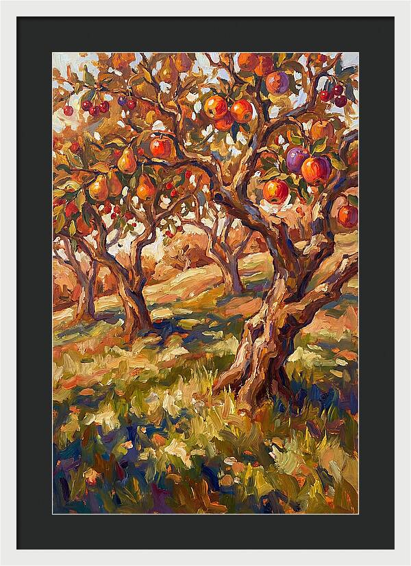 Orchard Serenity In Autumn