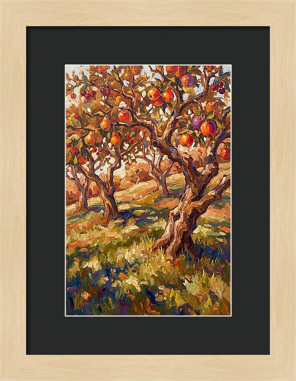 Orchard Serenity In Autumn