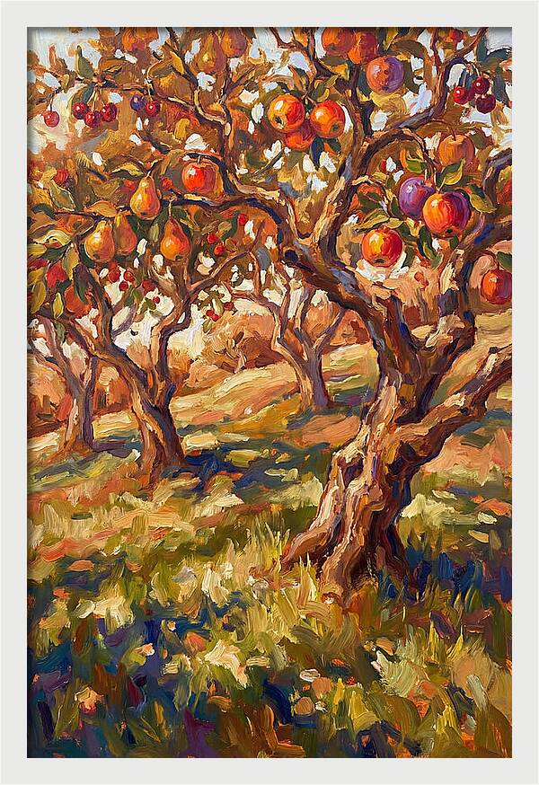 Orchard Serenity In Autumn