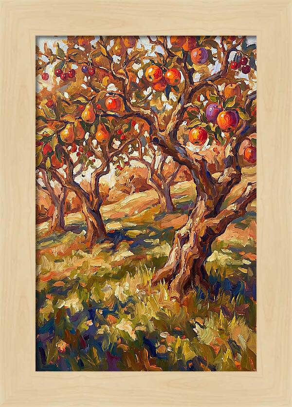 Orchard Serenity In Autumn
