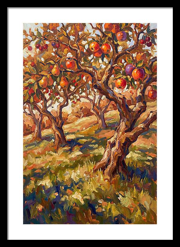 Orchard Serenity In Autumn