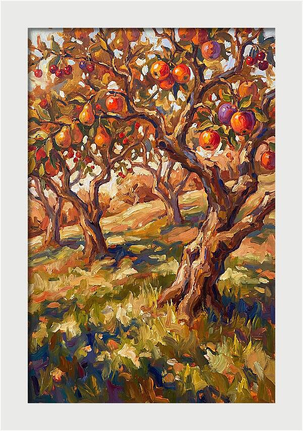 Orchard Serenity In Autumn
