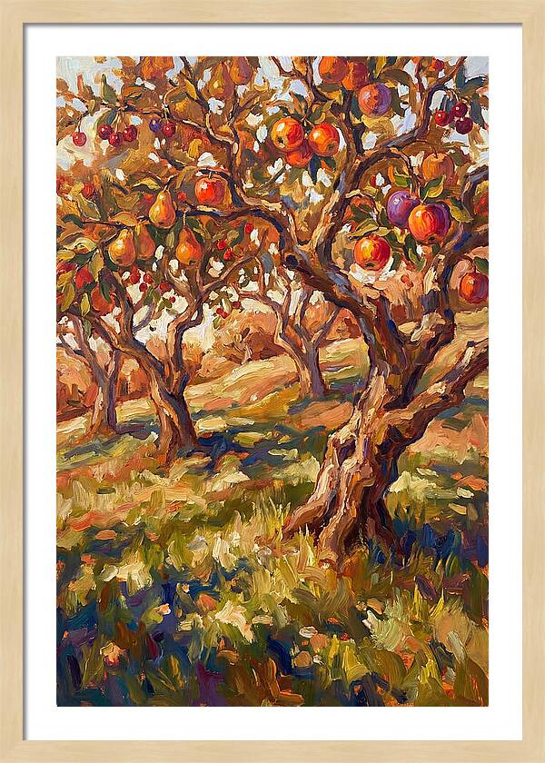 Orchard Serenity In Autumn