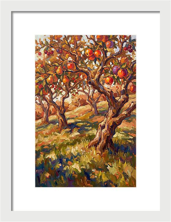 Orchard Serenity In Autumn