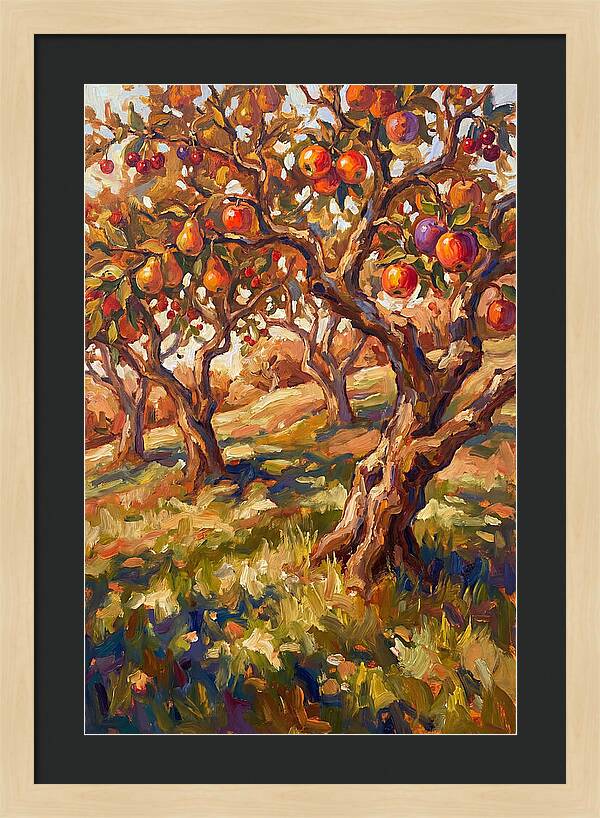 Orchard Serenity In Autumn