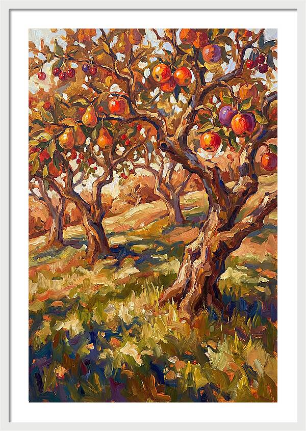 Orchard Serenity In Autumn