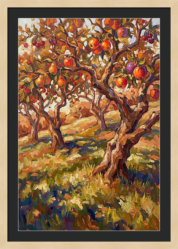 Orchard Serenity In Autumn