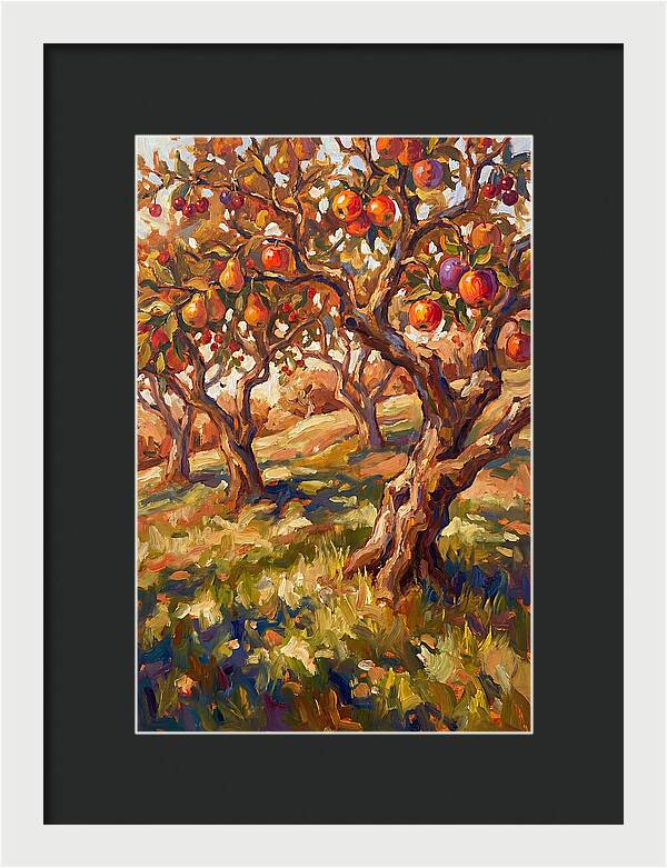 Orchard Serenity In Autumn