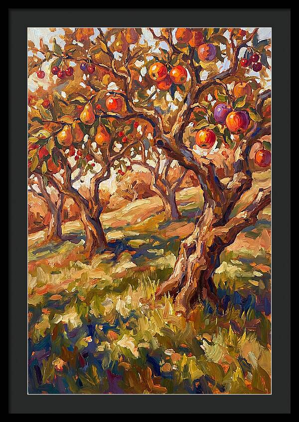 Orchard Serenity In Autumn