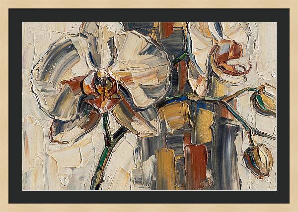 Orchid Beauty In Textured Layers