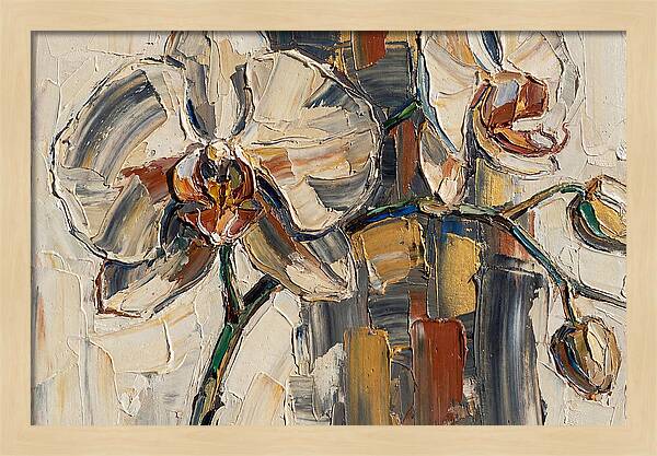 Orchid Beauty In Textured Layers