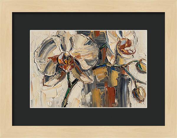 Orchid Beauty In Textured Layers