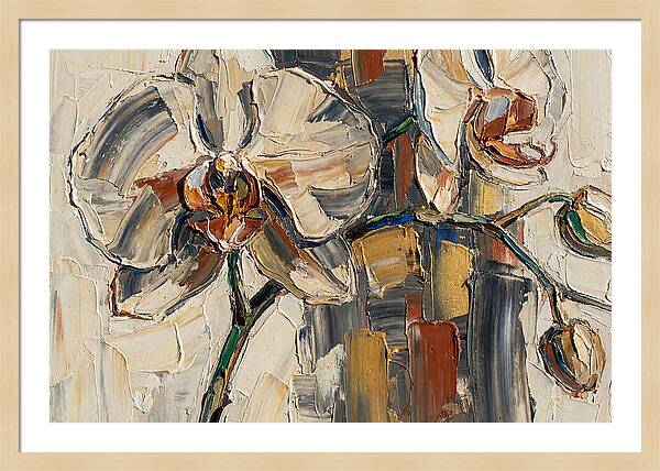 Orchid Beauty In Textured Layers