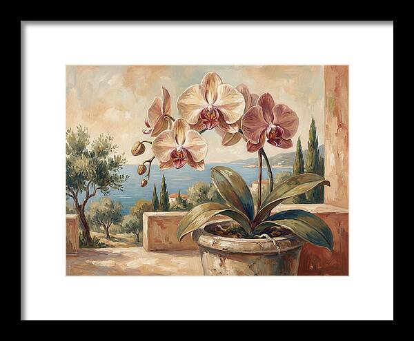 Orchid Blooming By The Sea