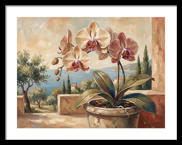 Orchid Blooming By The Sea