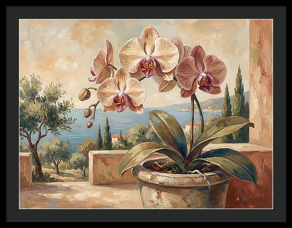 Orchid Blooming By The Sea