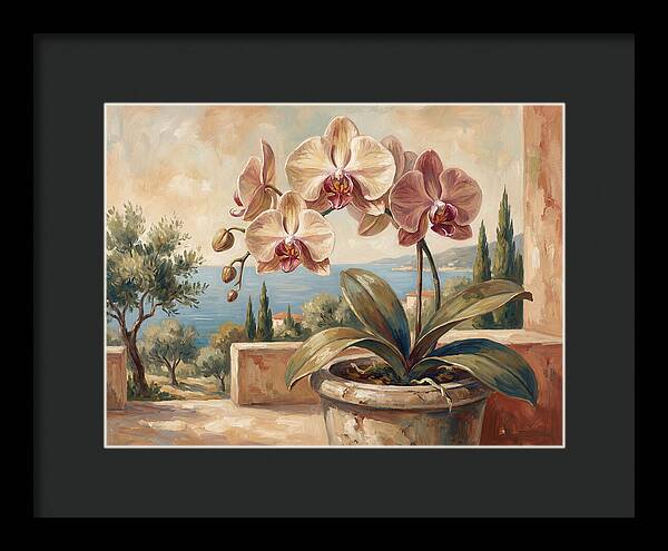 Orchid Blooming By The Sea