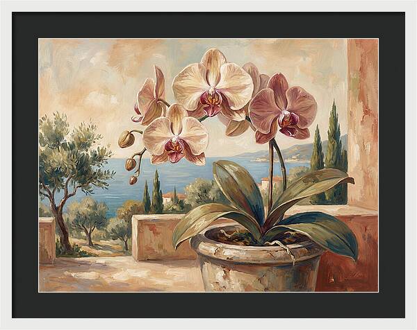 Orchid Blooming By The Sea