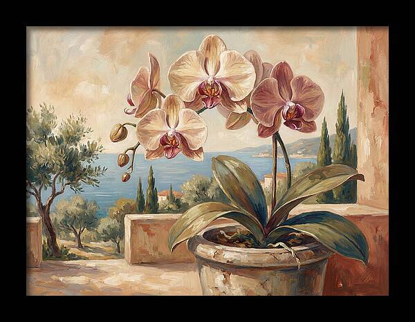 Orchid Blooming By The Sea