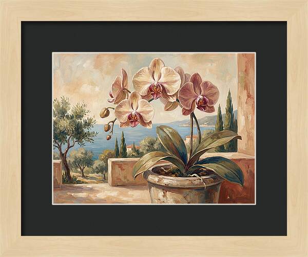 Orchid Blooming By The Sea