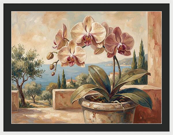 Orchid Blooming By The Sea
