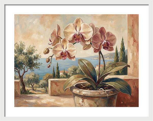 Orchid Blooming By The Sea