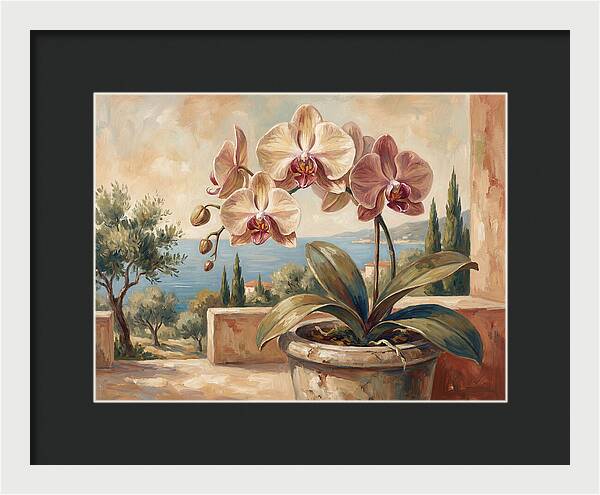 Orchid Blooming By The Sea