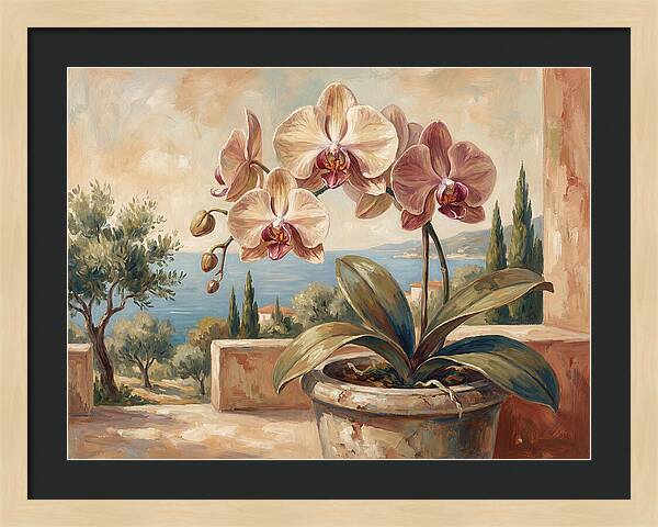 Orchid Blooming By The Sea