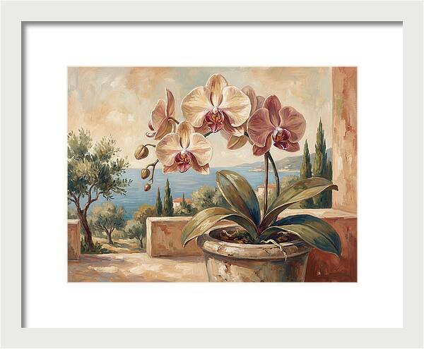 Orchid Blooming By The Sea