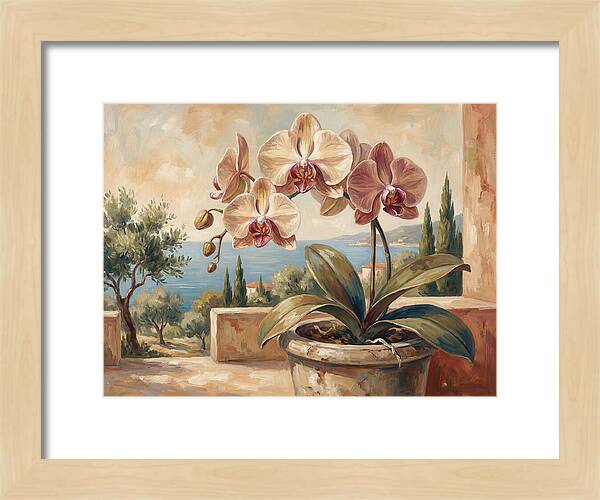 Orchid Blooming By The Sea