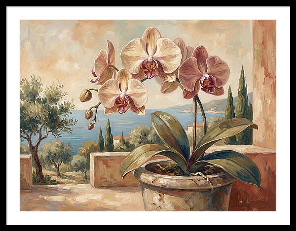 Orchid Blooming By The Sea