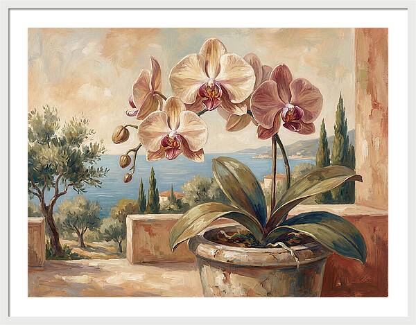 Orchid Blooming By The Sea