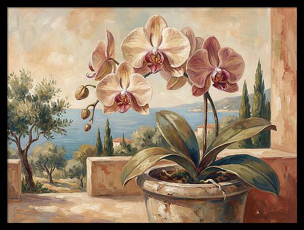 Orchid Blooming By The Sea