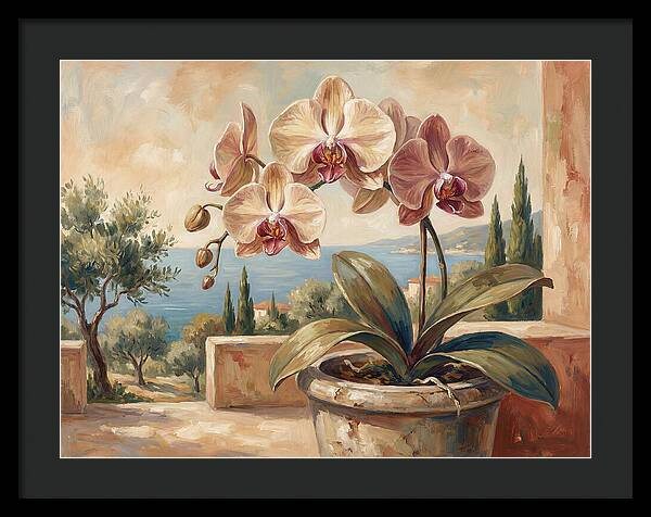 Orchid Blooming By The Sea